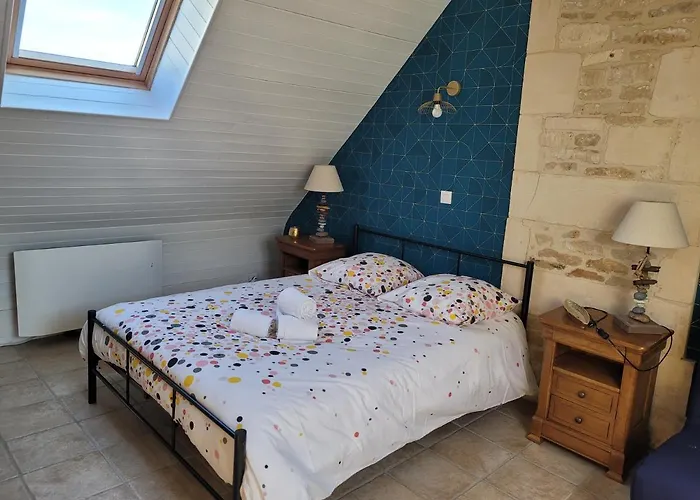 Maison De Pecheur Charmante Et Atypique En Pierre, 1 Min De Marche De La Dom wakacyjny Saint-Aubin-Sur-Mer (Calvados)